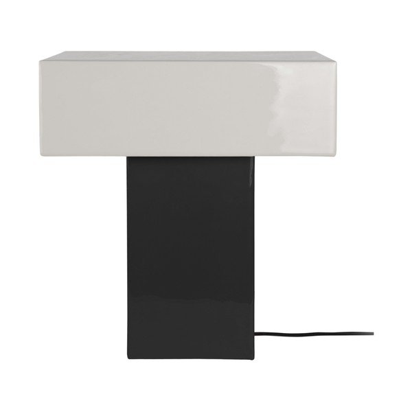 Černá stolní lampa (výška 35 cm) Grato Recto – Leitmotiv