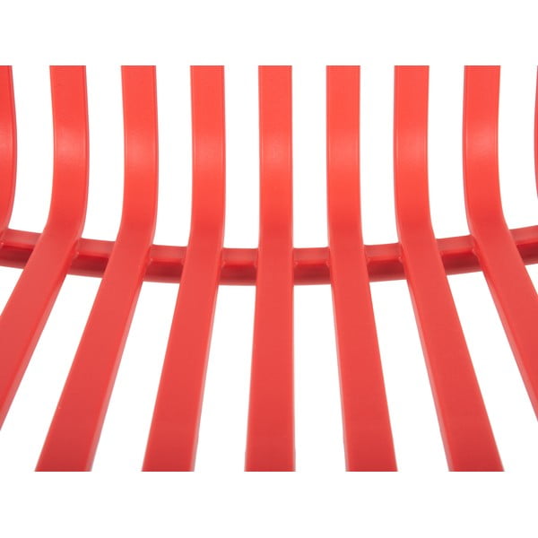 Světle červená plastová jídelní židle Glee – Leitmotiv-image-3