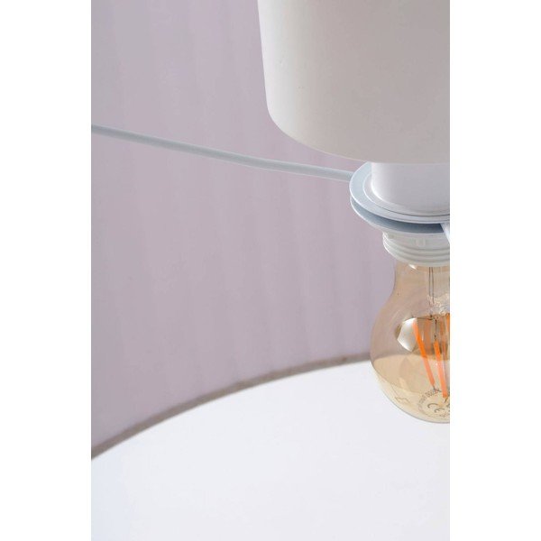 Béžové lněné stropní svítidlo ø 60 cm Alina – Jotex-image-3