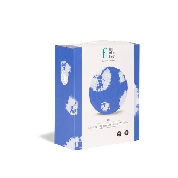 Modrá nafukovací plážová matrace The Nice Fleet Goa-image-2