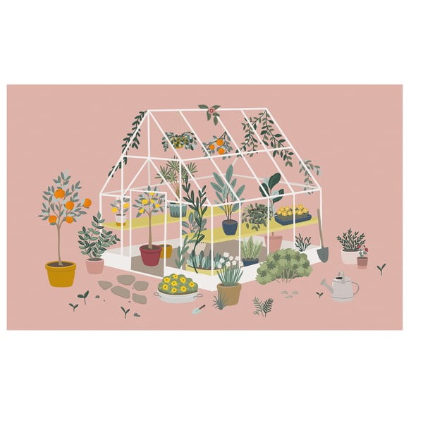 Dětská tapeta 400 cm x 248 cm The Green House – Lilipinso