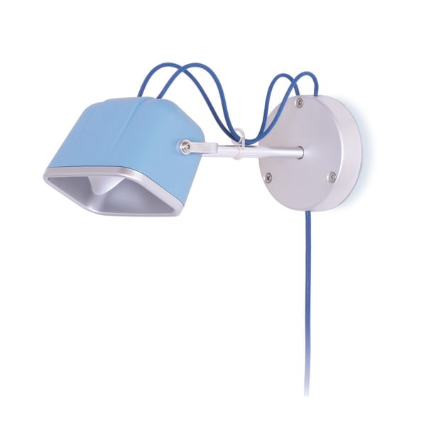 Nástěnná lampa SwabDesign Mob, světle modrá