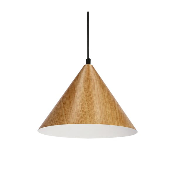 Hnědé závěsné svítidlo se skleněným stínidlem ø 25 cm Dunca – Candellux Lighting-image-2