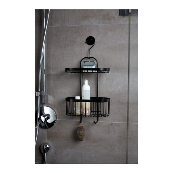 Černý závěsný košík Wenko Classic Plus 2 Tier Caddy-image-4