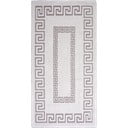 Šedobéžový bavlněný koberec Vitaus Versace, 80 x 200 cm