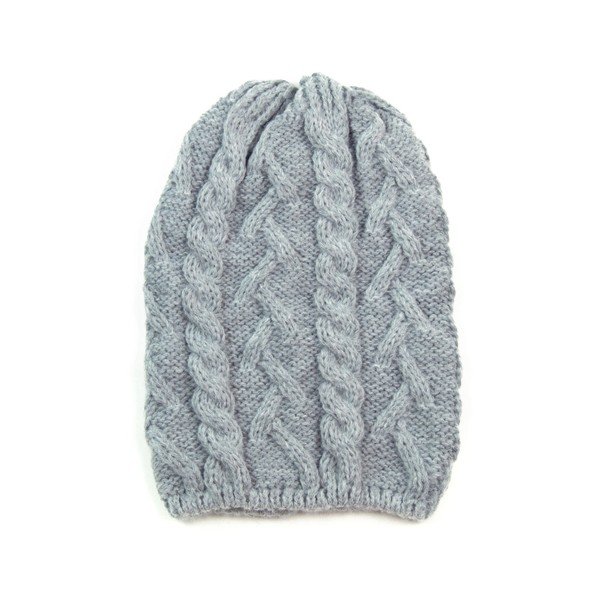 Čepice Knitted Grey