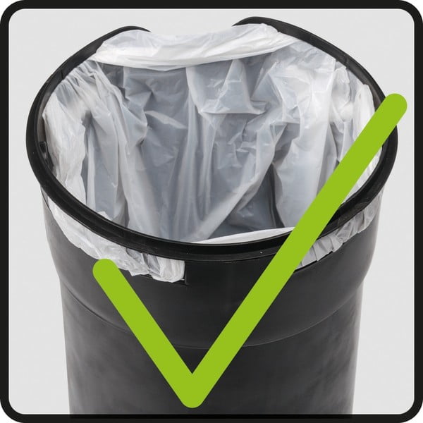 Černý odpadkový koš Wenko Leman, 5 l-image-3