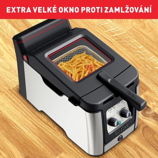 Fritéza v černo-matně stříbrné barvě Clear Duo FR600D10 – Tefal-image-4