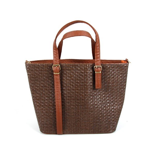 Kabelka Brown Patterned-image-2