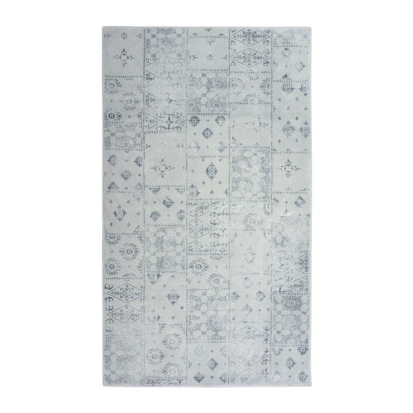 Šedý koberec Floorist Mosaic, 80 x 300 cm