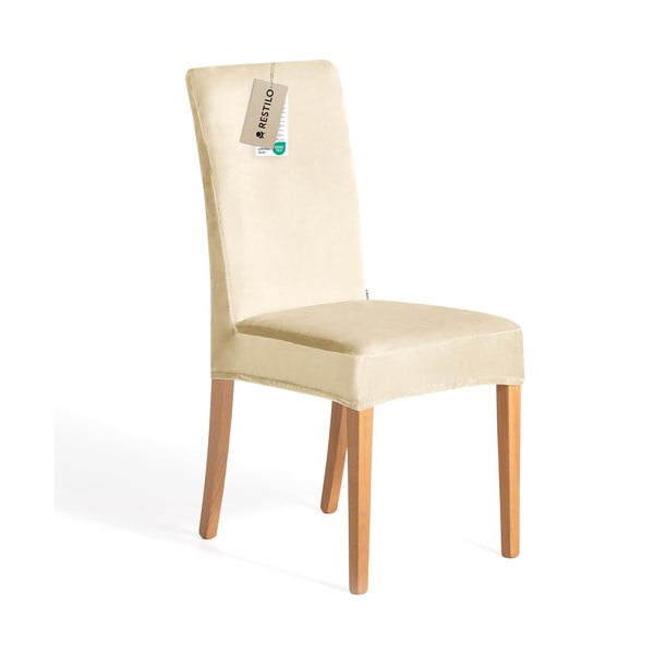 Béžové napínací potahy v sadě 4 ks na židli 48 cm Sento – Restilo-image-3