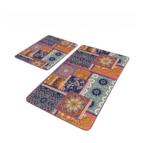 Sametové koupelnové předložky v sadě 2 ks 60x100 cm – Mila Home