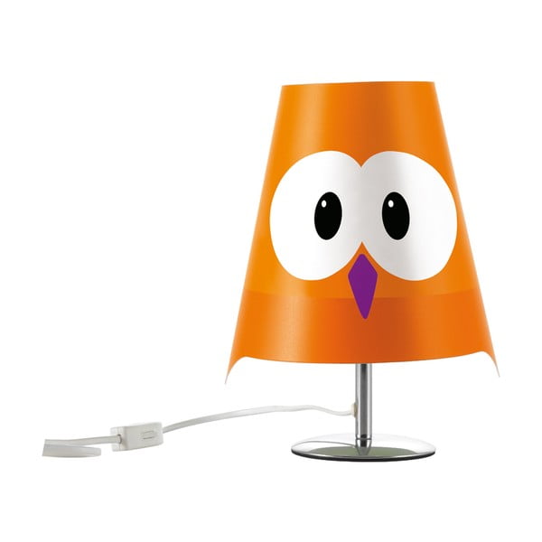 Stolní lampa Lucignalo, oranžová