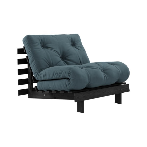 Křeslo v petrolejové barvě Roots Black Night – Karup Design