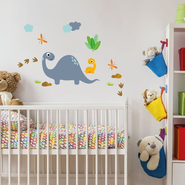 Nástěnné dětské samolepky Ambiance Cute Dinosaurus Stickers-image-3