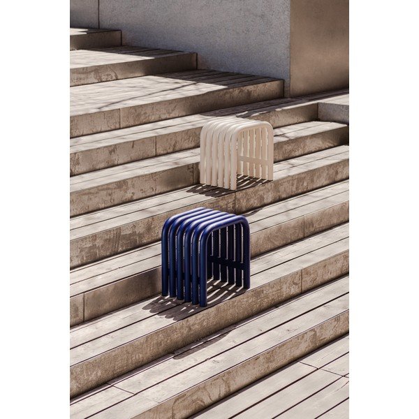 Modrá kovová zahradní židle Nokk – noo.ma-image-4