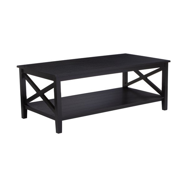Černý konferenční stolek 60x120 cm Heritage – Premier Housewares
