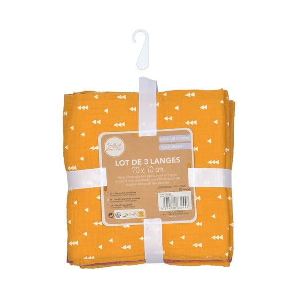 Mušelínové pleny 3 ks – Bébé Douceur-image-4