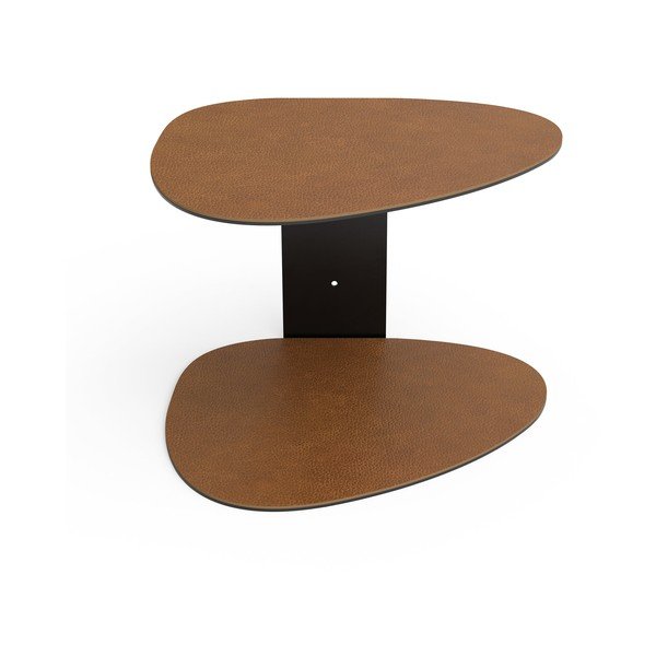 Koňakově hnědá ocelová police 29 cm Curve Bull – LIND DNA