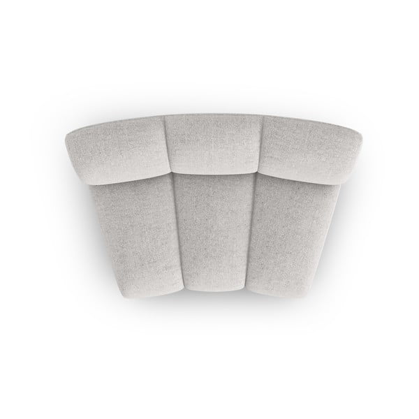 Světle šedý modul pohovky (středový díl) Lupine – Micadoni Home-image-3