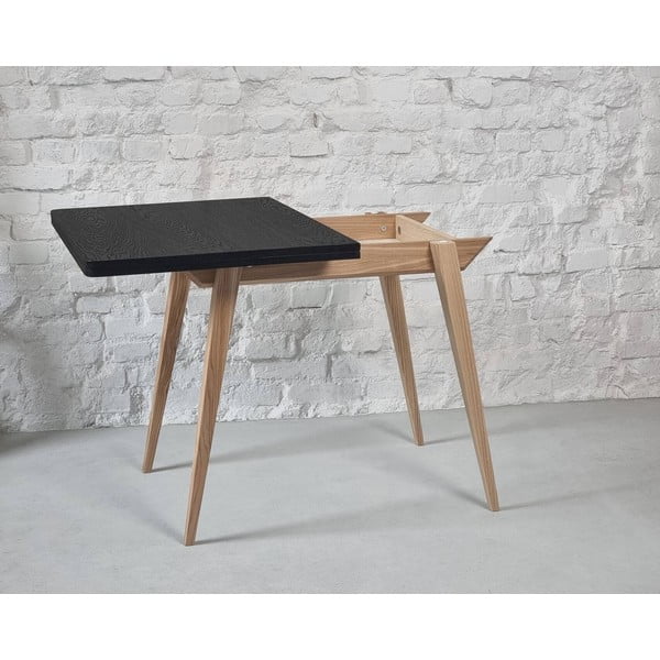 Rozkládací jídelní stůl s deskou v dekoru jasanového dřeva 65x90 cm Envelope – Ragaba-image-1