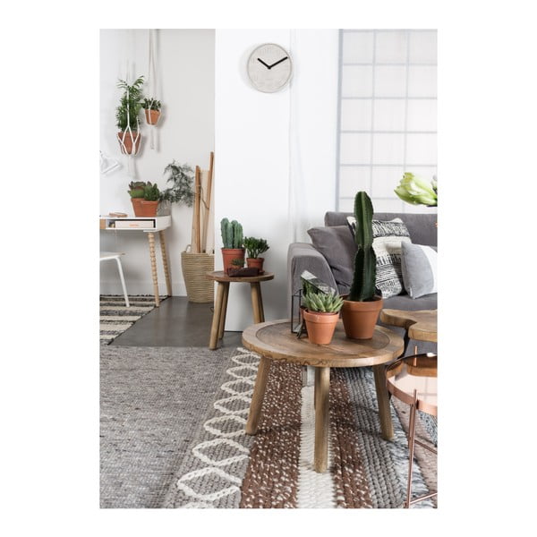 Odkládací stolek z mangového dřeva Zuiver Dendron, ⌀ 60 cm-image-1