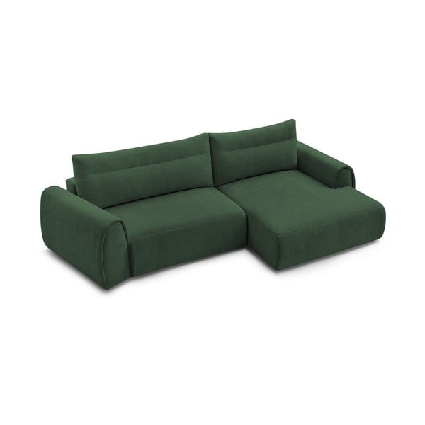 Tmavě zelená rohová pohovka Aden – Bobochic Paris-image-4