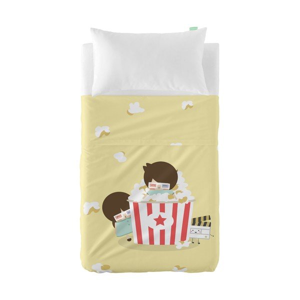 Prostěradlo Happynois Pop Corn, 120 x 180 cm