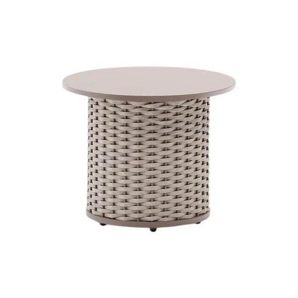 Kovový kulatý zahradní stolek ø 50 cm Sedalis – Kave Home