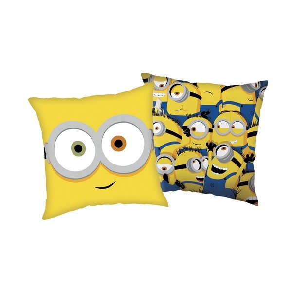 Dětský polštářek ø 40 cm Mimoni "Watch me" – Jerry Fabrics