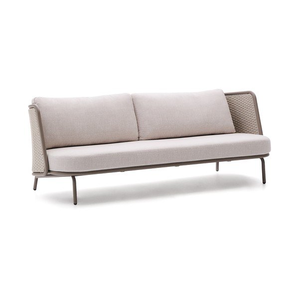 Béžová/taupe čalouněná zahradní pohovka Sedalis – Kave Home