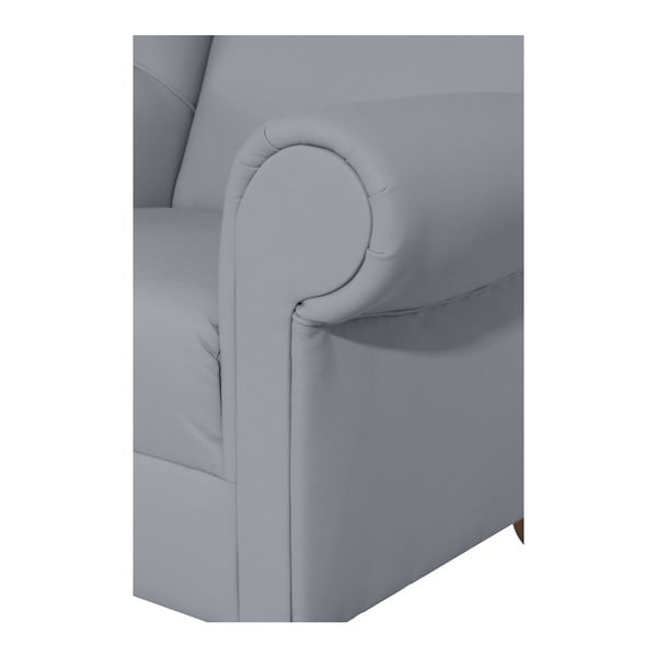 Šedé křeslo ušák Max Winzer Monarch Gray-image-2