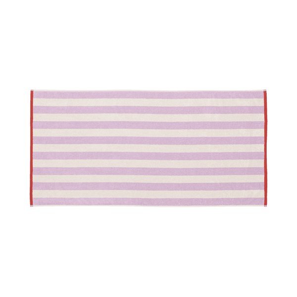 Froté bavlněná osuška v levandulové barvě/krémová 70x140 cm Gobo – noo.ma-image-2