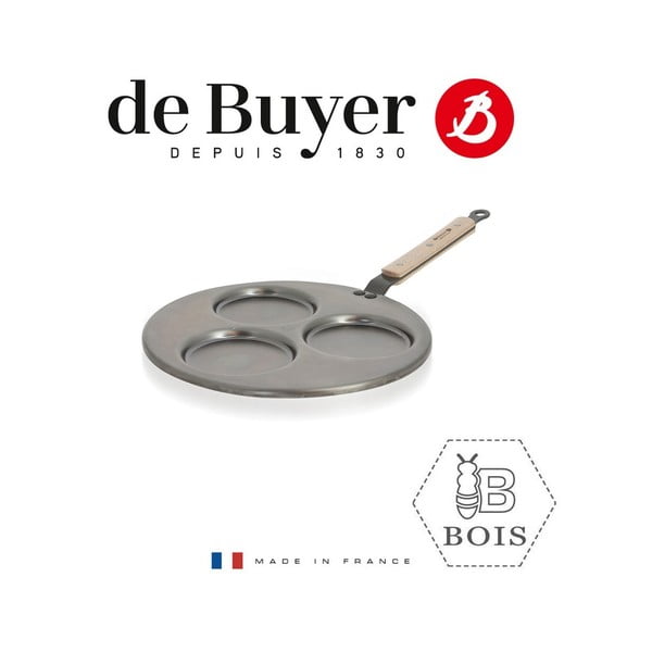 Ocelová pánev na lívance de Buyer Mineral, ø 27 cm-image-3