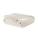Krémový prošívaný přehoz z mikrovlákna 220x240 cm Softa – Restilo