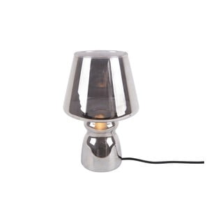 Šedá skleněná stolní lampa Leitmotiv Classic Glass, ø 16 cm
