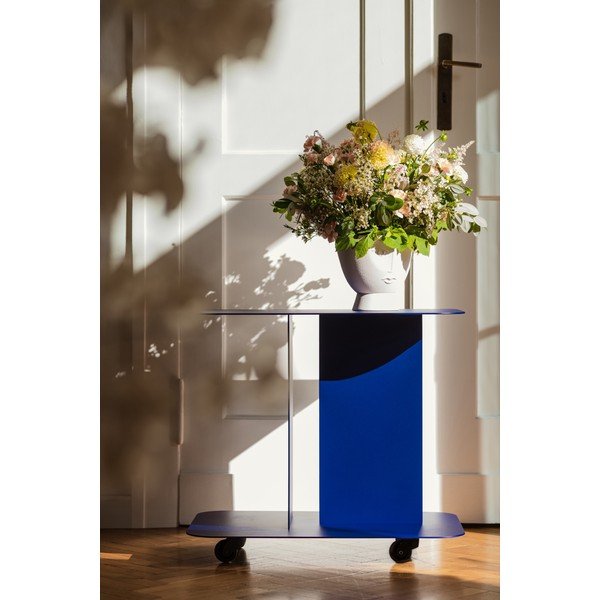 Kovový servírovací stolek na kolečkách 40x60 cm HO – noo.ma-image-1