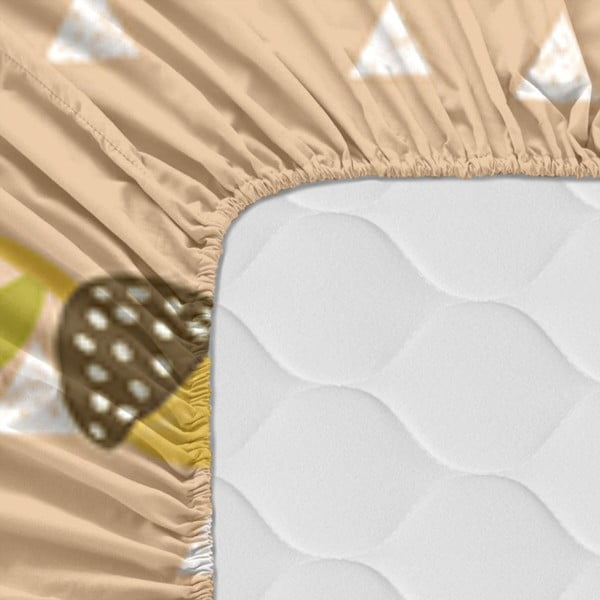 Dětské bavlněné prostěradlo Moshi Moshi Harvestwood, 70 x 140 cm-image-2