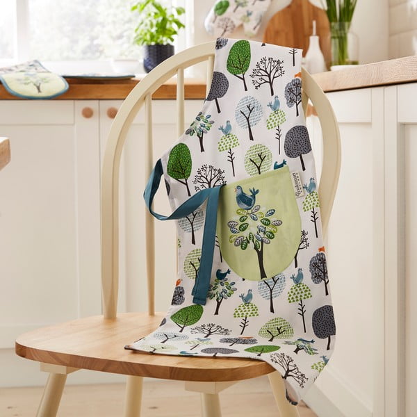Bavlněná zástěra Forest Birds – Cooksmart ®-image-1