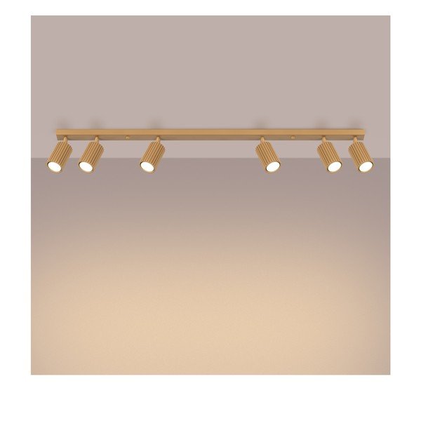 Bodové svítidlo ve zlaté barvě 6,5x117 cm Gleam – Sollux-image-2