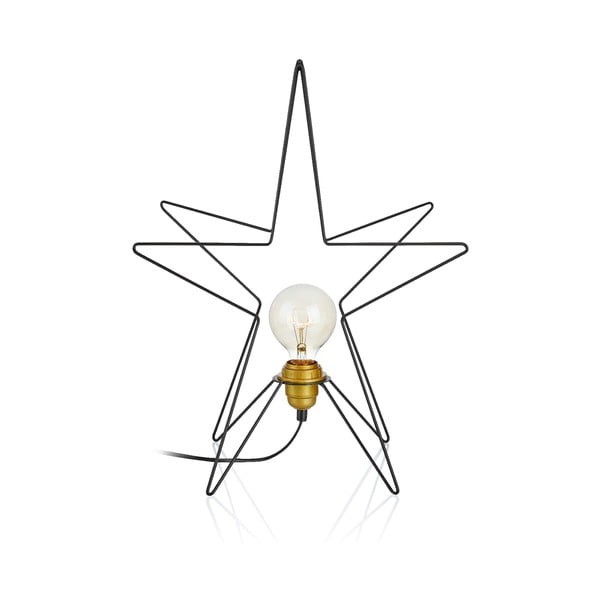 Černá vánoční světelná dekorace Asterix – Markslöjd