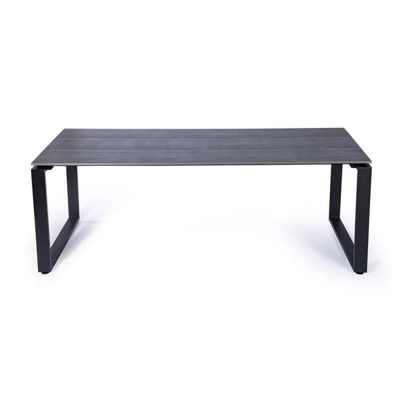 Set 4 ratanových jídelních židlí Gabriela a černého stolu Strong – Bonami Essentials-image-1