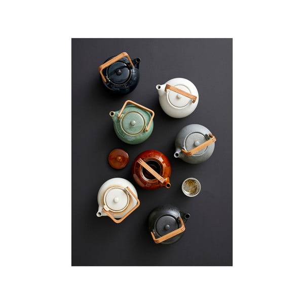 Jantarová keramická konvice na čaj se sítkem 1,2 l Gastro Amber – Bitz-image-3