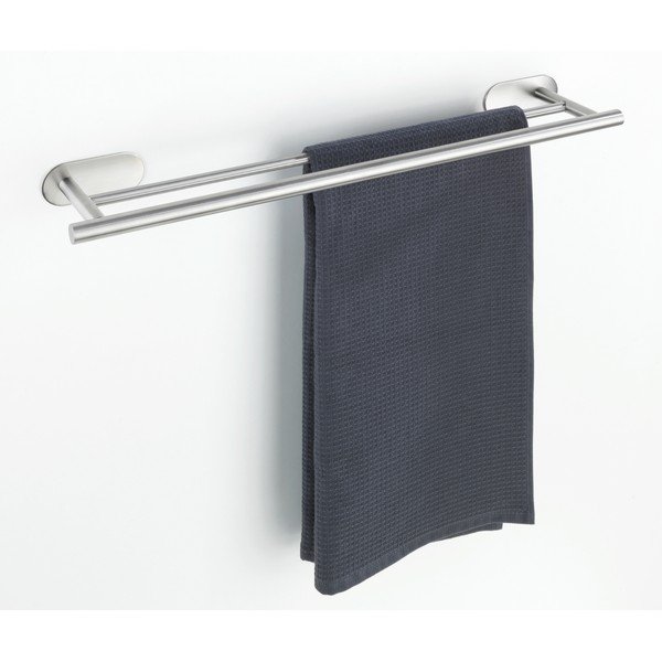 Samodržící držák na ručníky z nerezové oceli v matně stříbrné barvě Orea Duo – Wenko-image-4