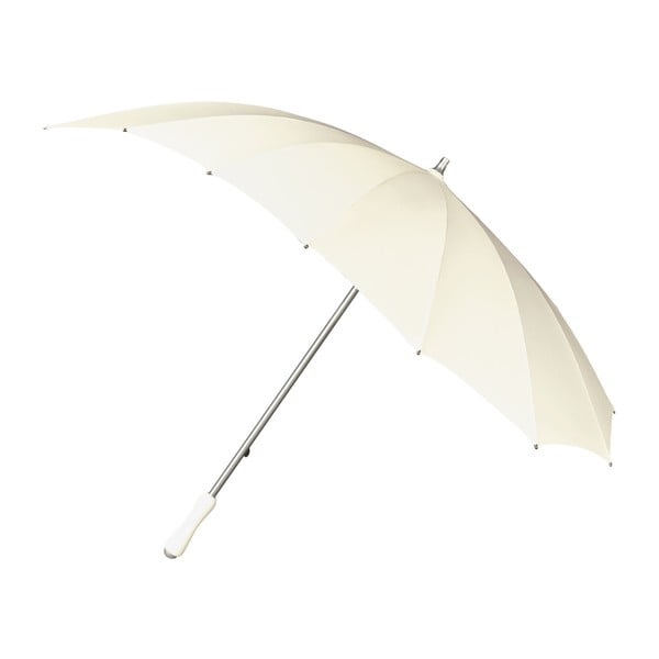 Bílý golfový deštník ve tvaru srdce Ambiance Heart, ⌀ 107 cm
