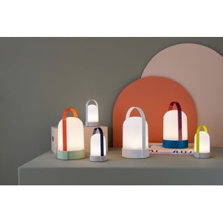 Červeno-modrá LED stmívatelná stolní lampa (výška 25 cm) Uri – Remember