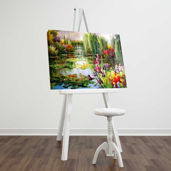 Nástěnný obraz na plátně Impressionist Garden, 70 x 45 cm-image-1