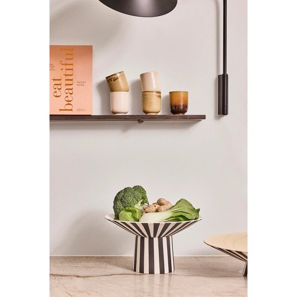 Černobílá/béžová mísa z kameniny ø 30 cm Toppu – OYOY Living Design-image-1