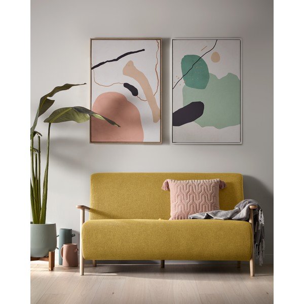 Zelený květináč ve stojanu Kave Home, výška 36 cm-image-4