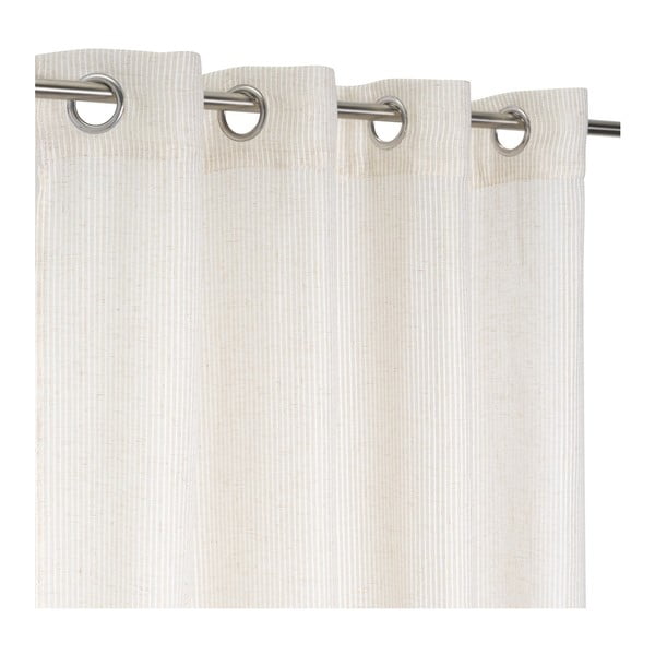 Béžová záclona s příměsí lnu 140x260 cm Fifties – Casa Selección-image-2